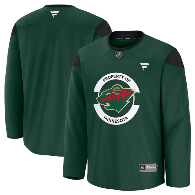 Minnesota Wild Green 2024-25 Team Practice Stitched Jersey - Zenithce