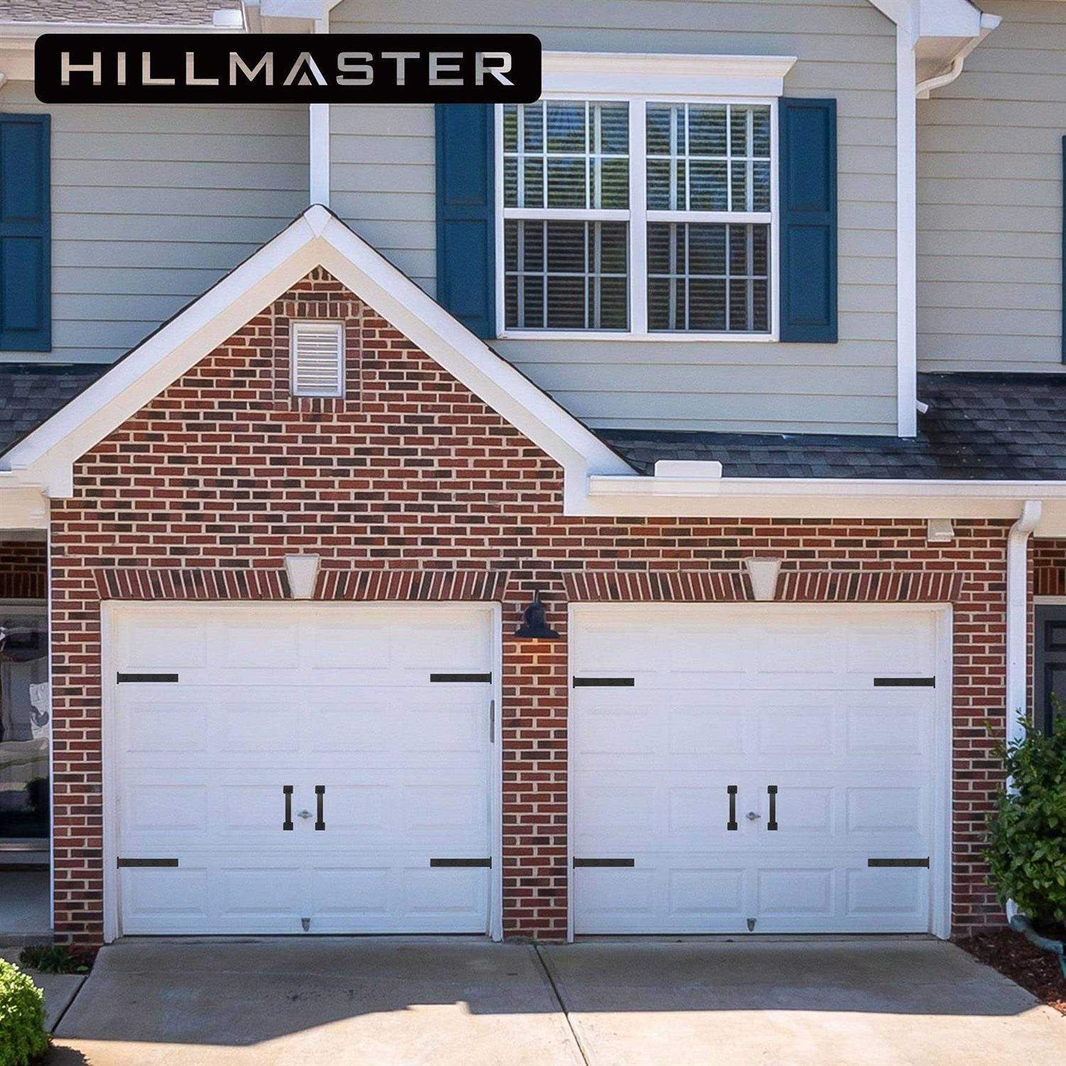 Hillmaster Magnetic Garage Door Decorative Hardware Rectangle Garage Door Magnets Accents Curb Appeal Faux Hinges - Zenithce
