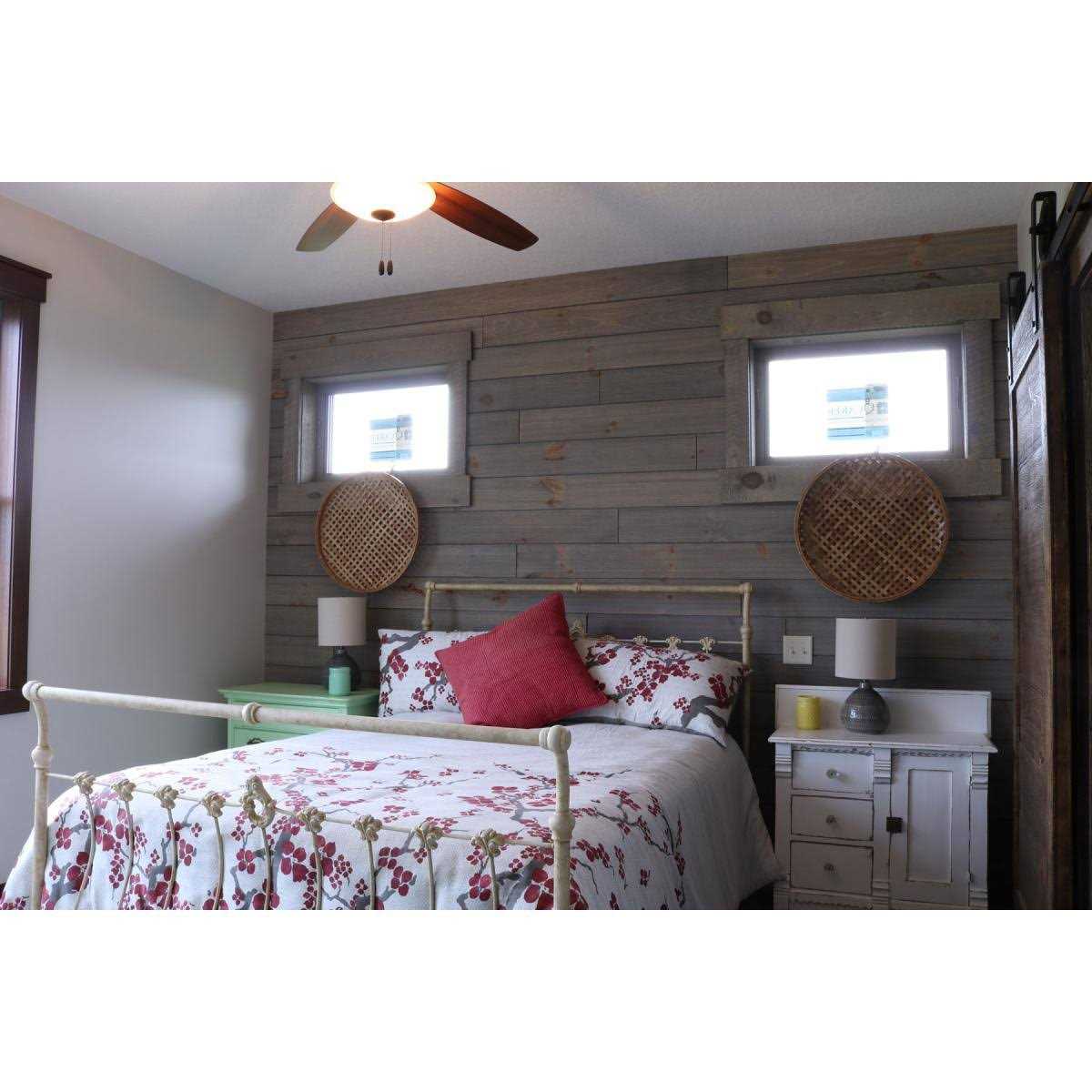 Ekena Millwork 1/4W x 96L Barntique Gaynes Reversible Ship Lap or Nickel Gap Barnwood Wall Coverings - Zenithce