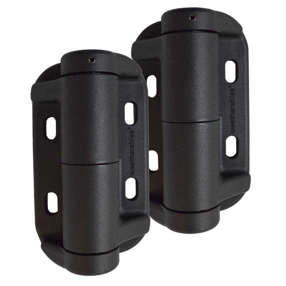Weatherables Black Nylon Polymer Gate Handle and Gate Stop - Zenithce