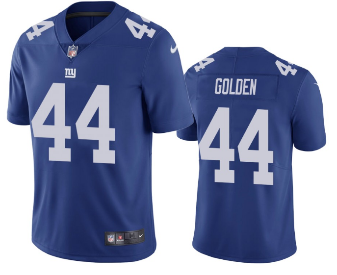New York Giants #44 Markus Golden Blue Vapor Untouchable Limited Stitched Jersey - Zenithce