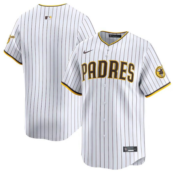 San Diego Padres Blank White 2024 Home Limited Stitched Jersey - Zenithce