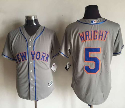 Mets #5 David Wright New Grey Cool Base Stitched Jersey - Zenithce
