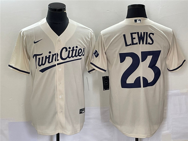 Minnesota Twins #23 Royce Lewis Cream Cool Base Stitched Jersey - Zenithce
