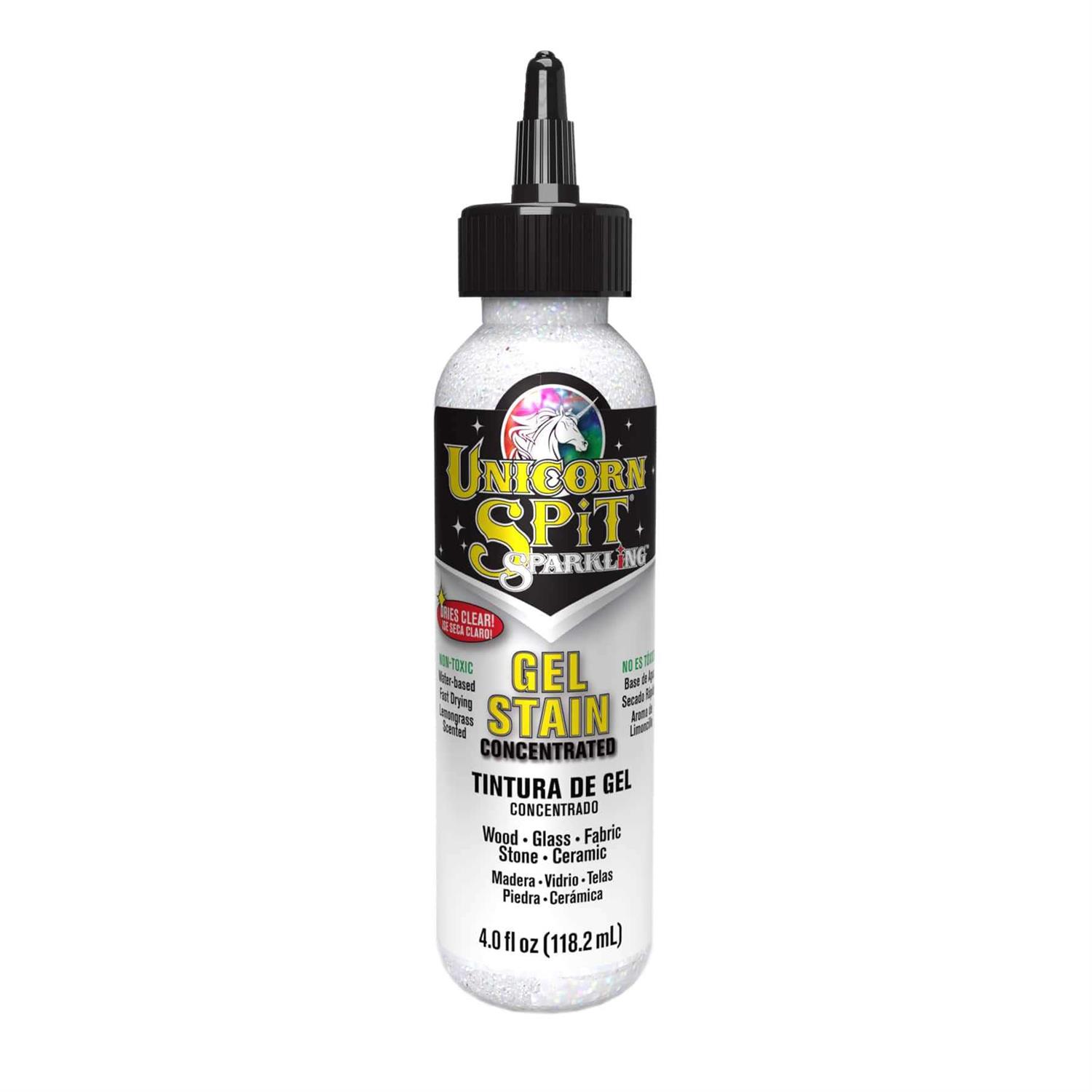 Metallic Unicorn Spit Sparkling Wood Stain & Glaze 4oz - Zenithce