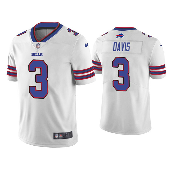 Buffalo Bills #3 Gabriel Davis White Vapor Untouchable Limited Stitched Jersey - Zenithce