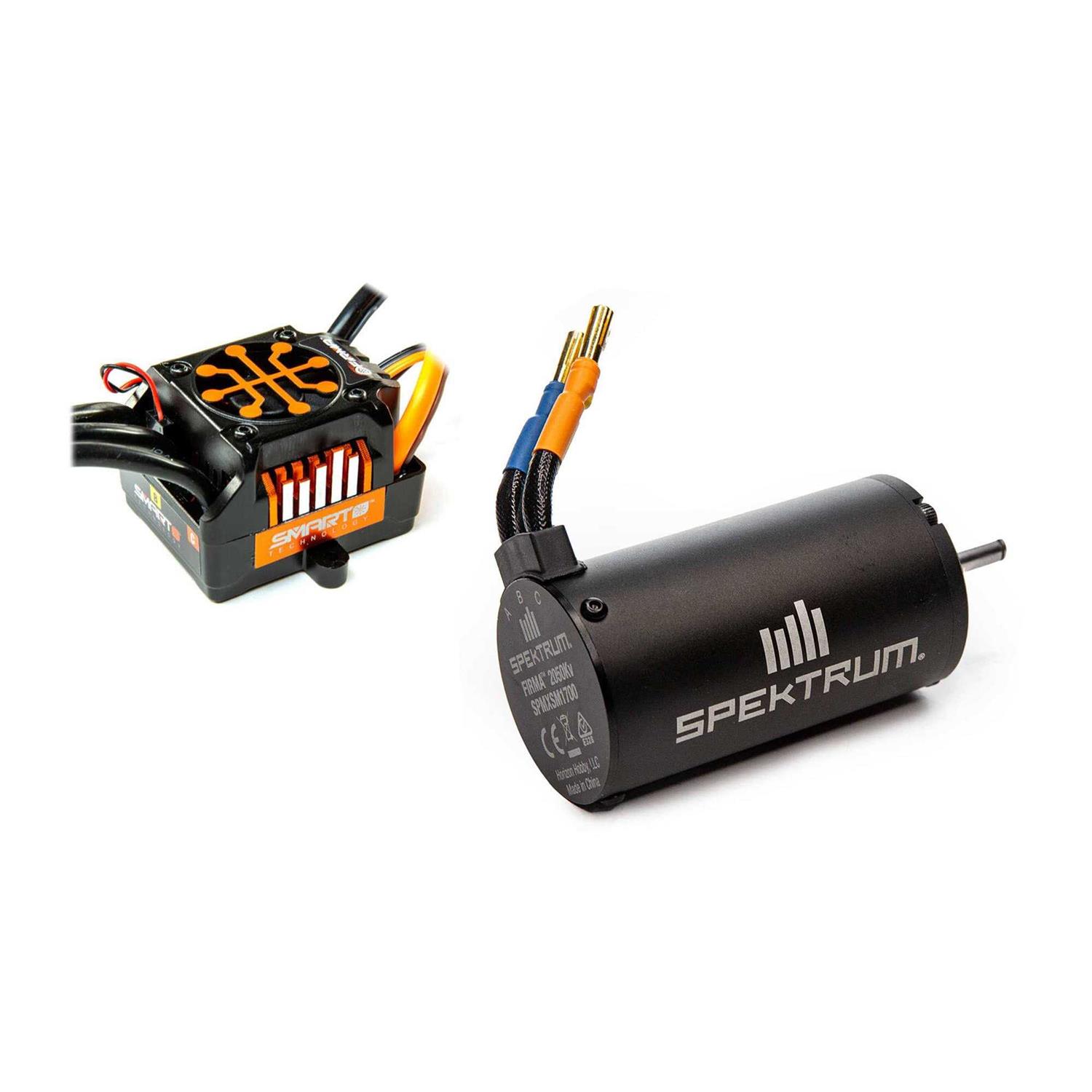 Spektrum Firma 100A Brushless Smart ESC / 6500Kv Sensorless Motor Combo SPMXSEMC13 - Zenithce