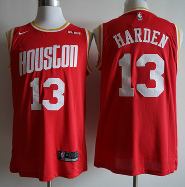 Rockets 13 James Harden Red Retro Swingman Jersey - Zenithce
