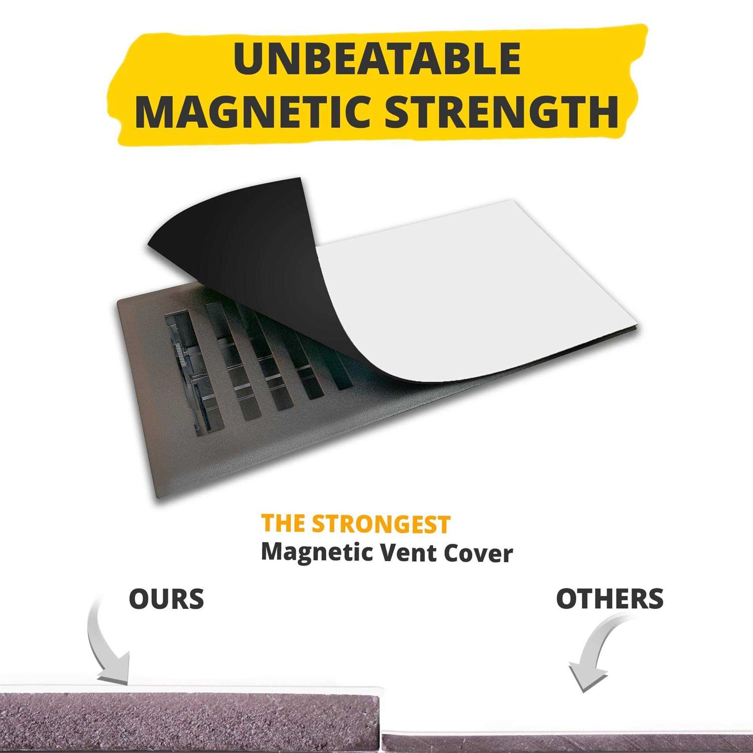 Muscle MagVent Strongest Available Magnetic Vent Cover 8 x 155 - Zenithce