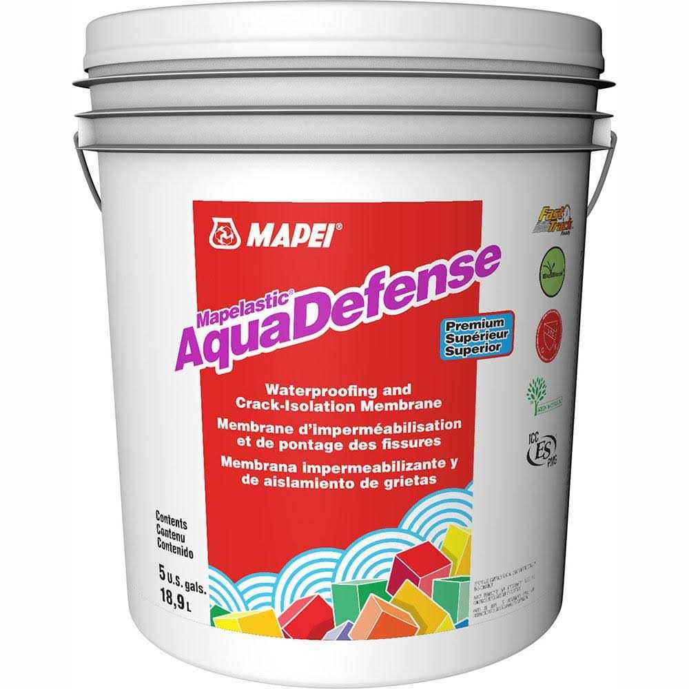 MAPEI Mapelastic Aquadefense 3.5-Gallon Liquid Indoor or Outdoor Membrane - Zenithce