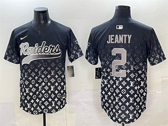 Las Vegas Raiders #2 Ashton Jeanty Black Limited Stitched Jersey - Zenithce