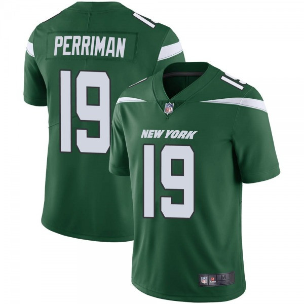 New York Jets #19 Breshad Perriman Green Vapor Untouchable Limited Stitched Jersey - Zenithce