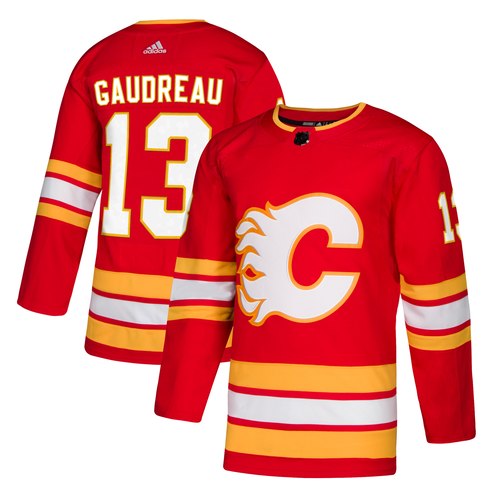 Calgary Flames #13 Johnny Gaudreau Red Stitched Jersey - Zenithce