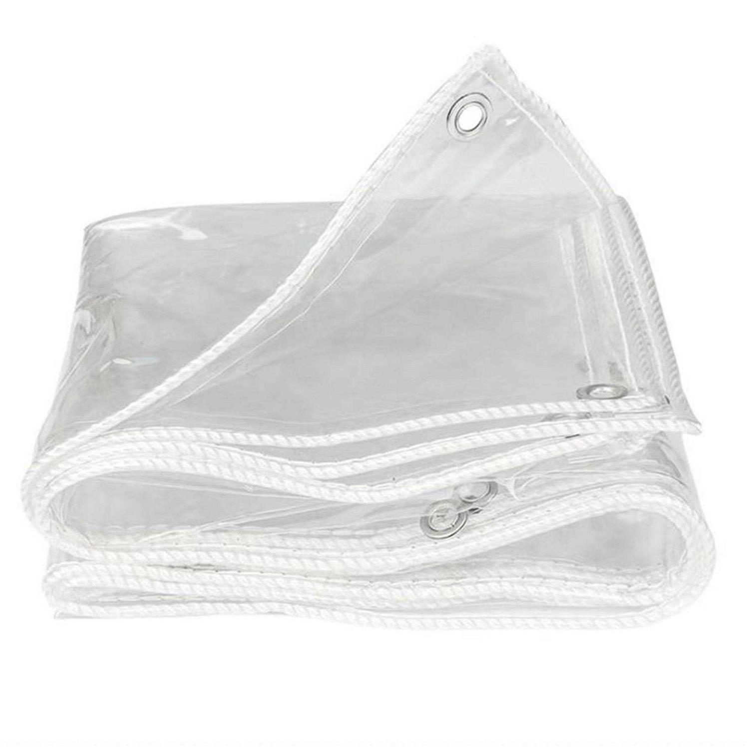 HomeABC Clear Tarps Heavy Duty Waterproof for greenhouse garden Patio - Zenithce