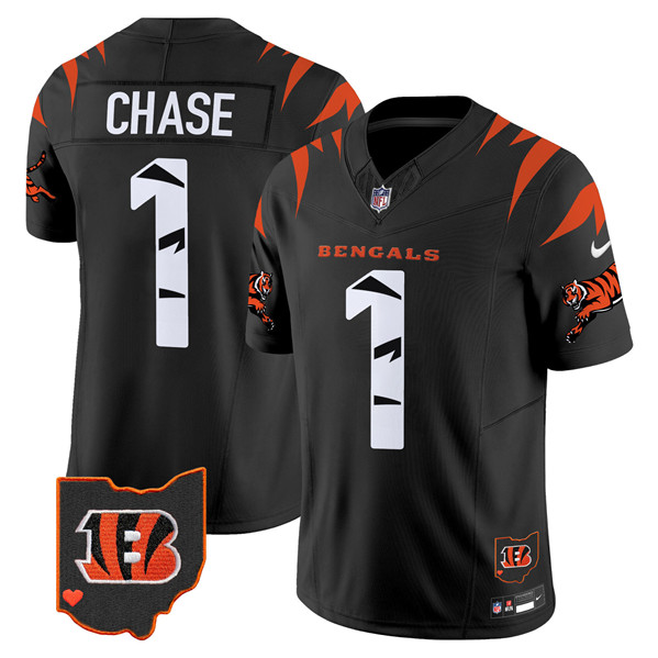 Cincinnati Bengals #1 Ja'Marr Chase Black F.U.S.E. Special Vapor Untouchable Limited Stitched Jersey - Zenithce