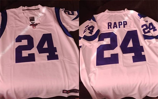 Los Angeles Rams #24 Taylor Rapp White Stitched Jersey - Zenithce