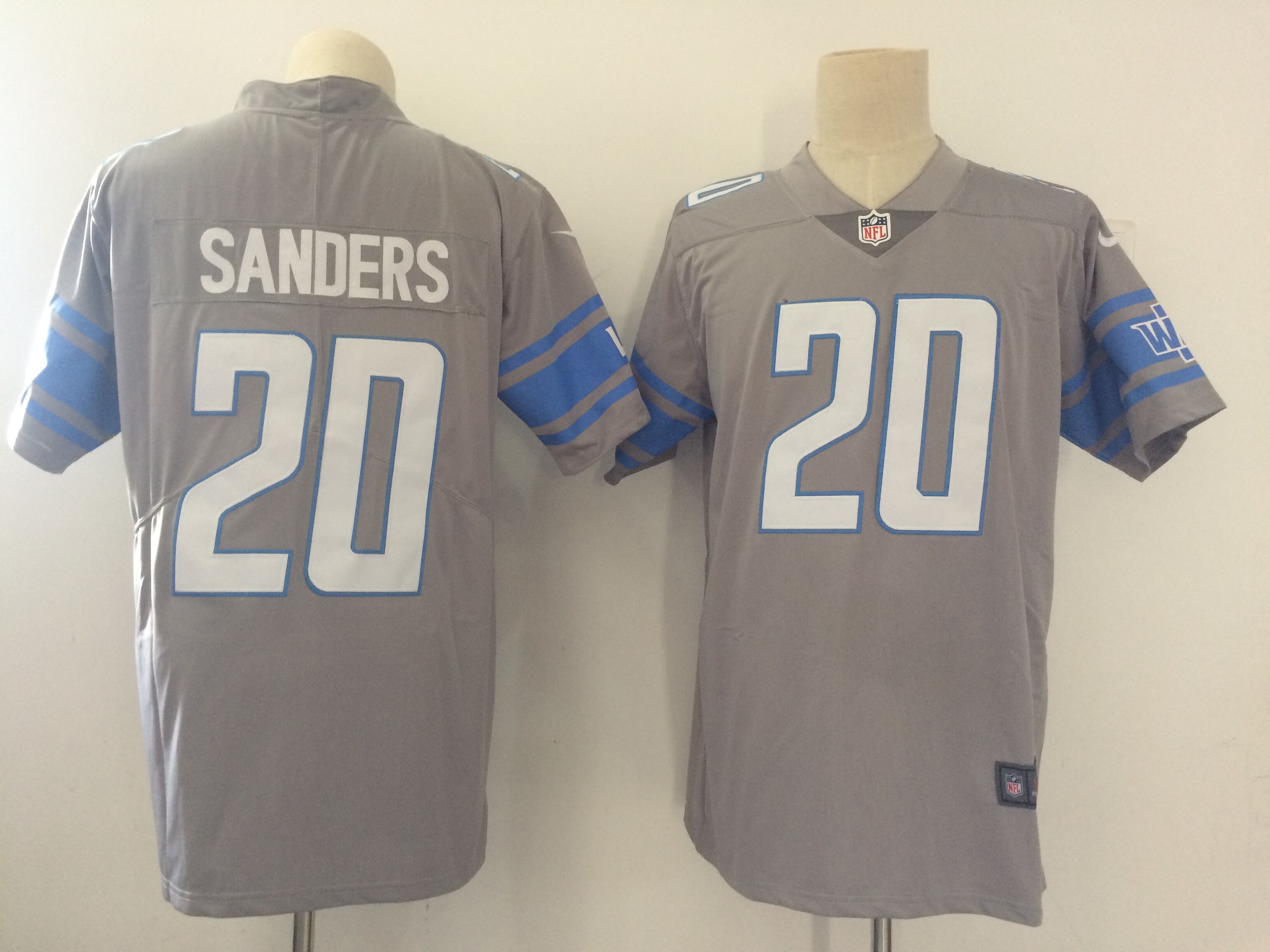 Detroit Lions #20 Barry Sanders Grey Vapor Untouchable Limited Stitched Nike Jersey - Zenithce