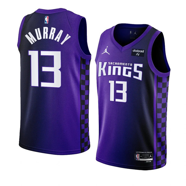 Sacramento Kings #13 Keegan Murray Purple 2023-24 Statement Edition Swingman Stitched Jersey - Zenithce