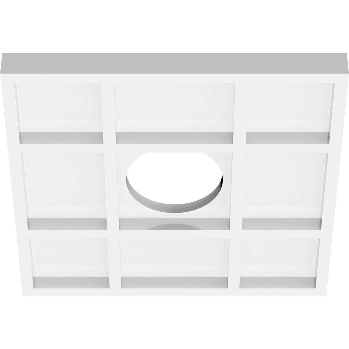 Ekena Millwork Round Surface Mount PVC Gable Vent GVPRO - Zenithce