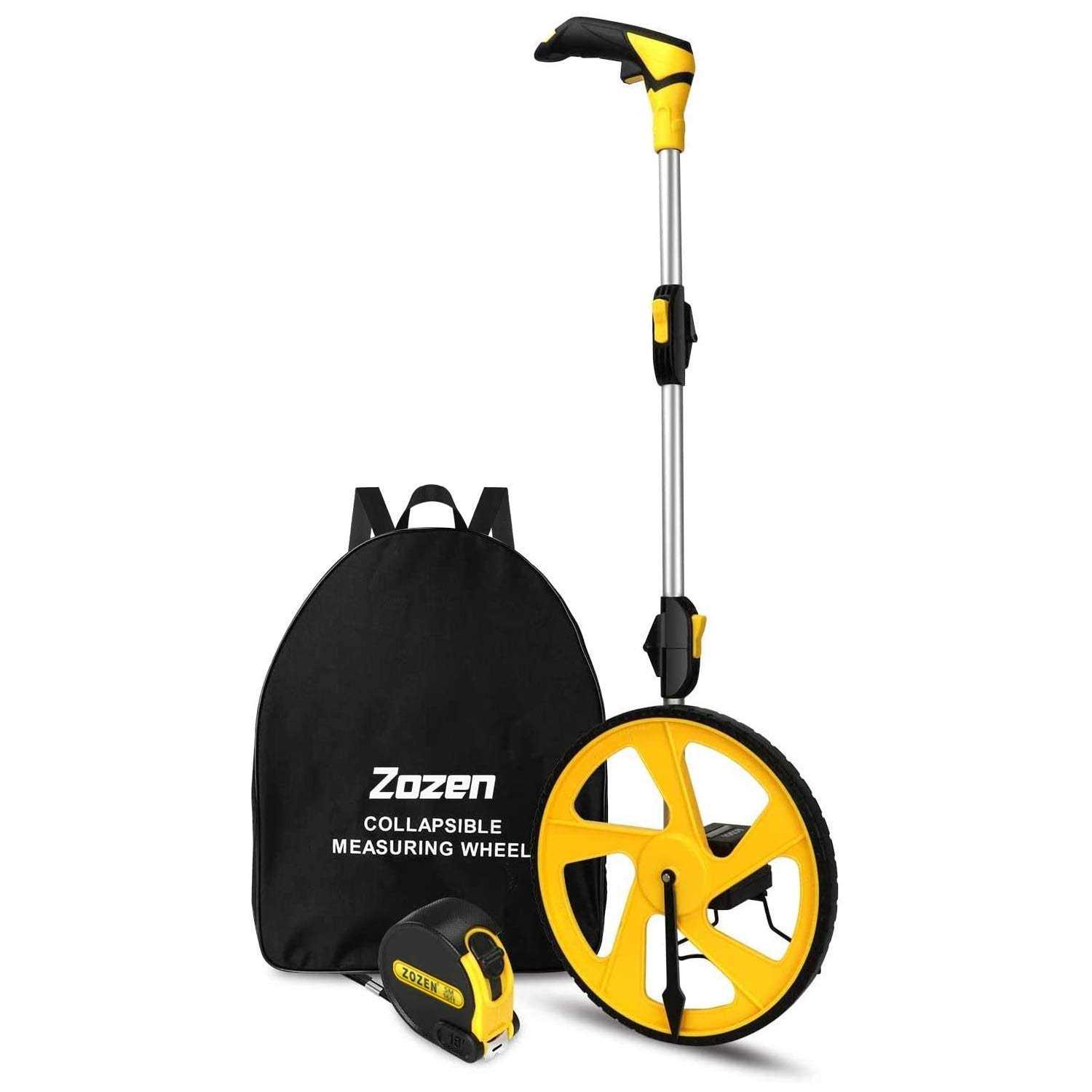Zozen Measuring Wheel Digital Display 3-sections Foldable 12inch Wheel - Zenithce