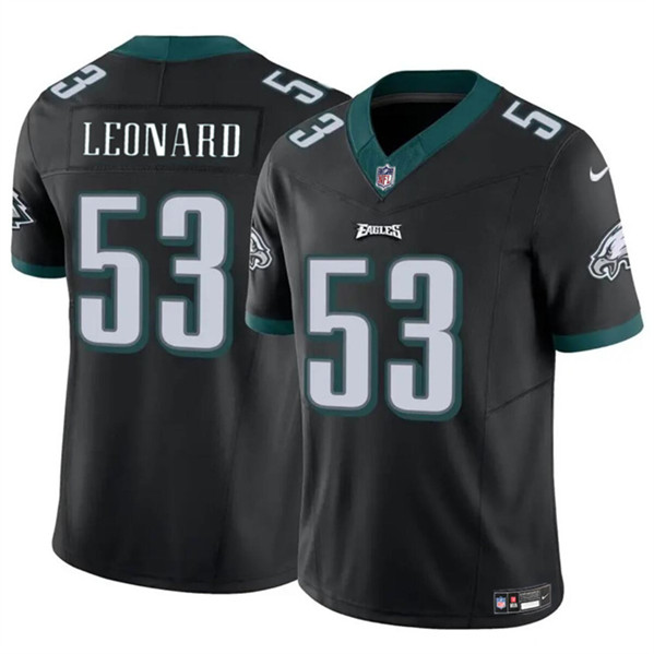 Philadelphia Eagles #53 Shaquille Leonard Black 2023 F.U.S.E. Vapor Untouchable Limited Stitched Jersey - Zenithce