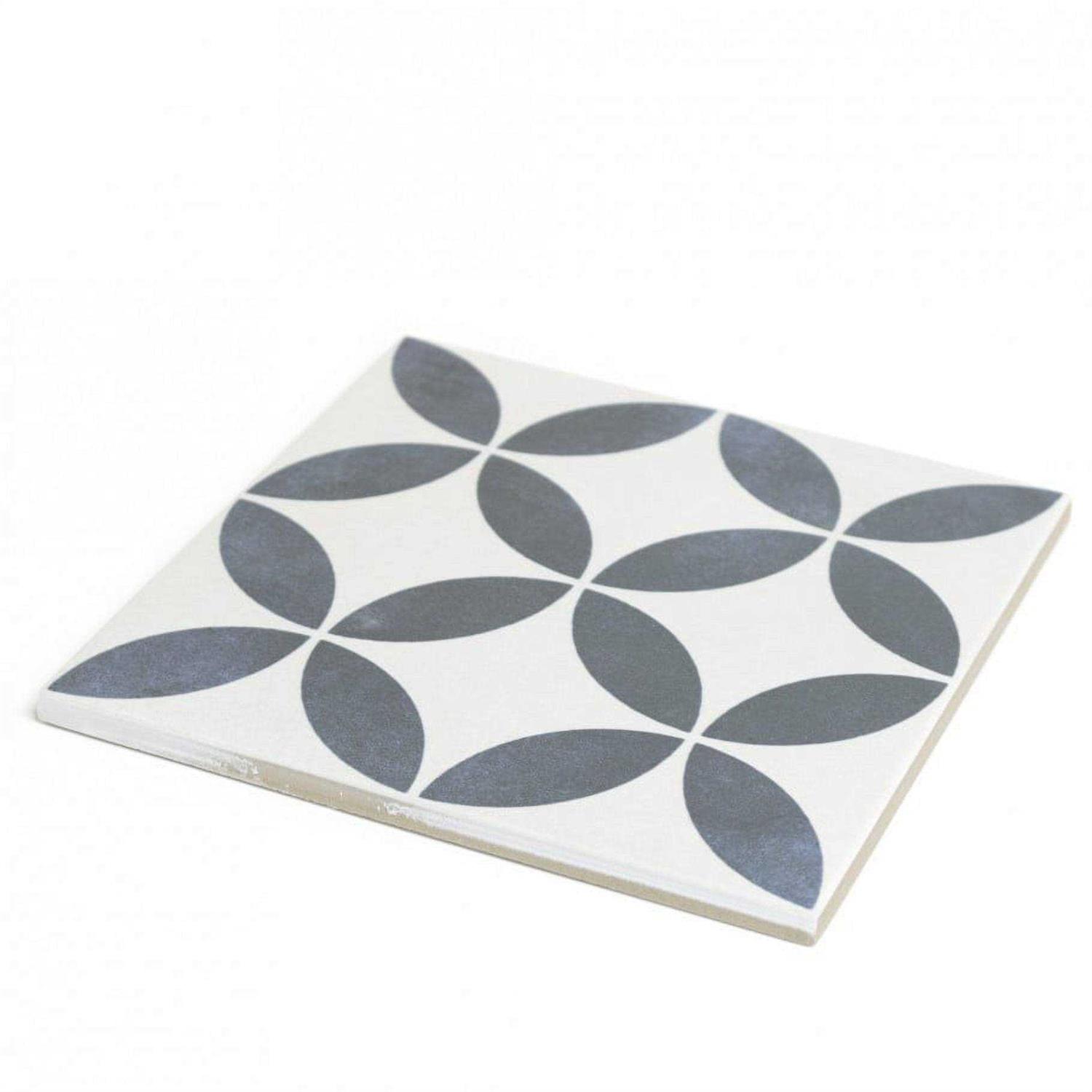 Ivy Hill Tile Aster Square 9 in. x 9 in. Matte Porcelain Floor and Wall Tile - Zenithce