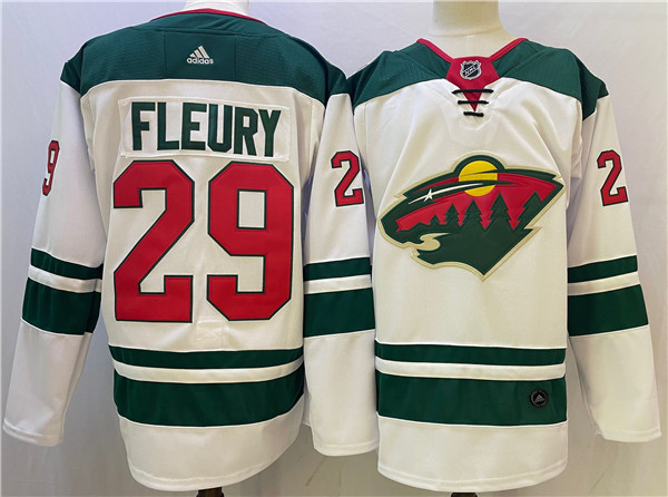 Minnesota Wild #29 Marc-Andre Fleury White Stitched Jersey - Zenithce