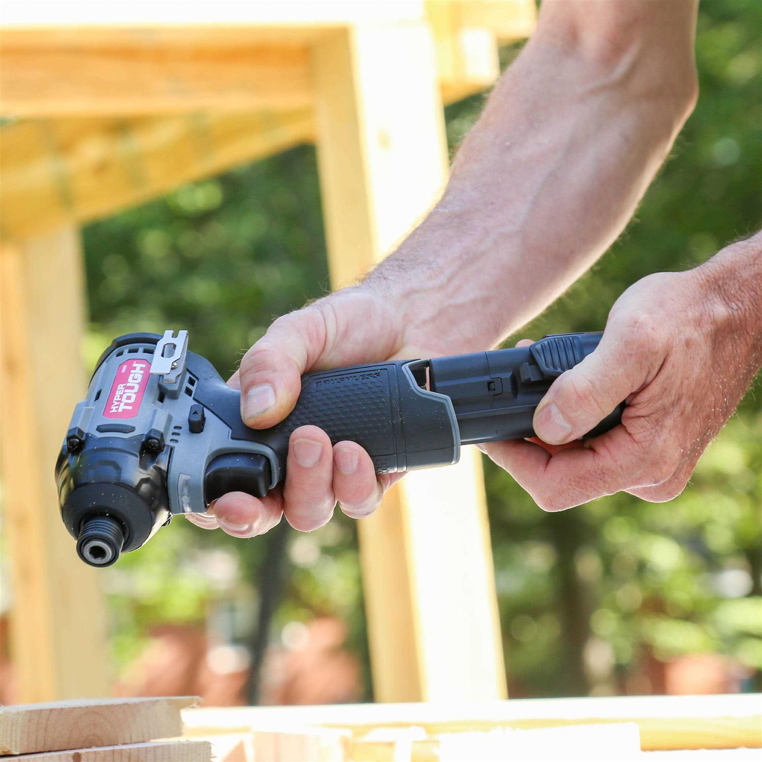 Hyper Tough 12V Max* Lit-Ion Cordless Variable Speed Rotary Tool, 40 Accessories, with 1.5Ah Battery and Charger - Zenithce