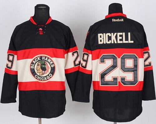 Blackhawks #29 Bryan Bickell Black New Third Stitched Jersey - Zenithce