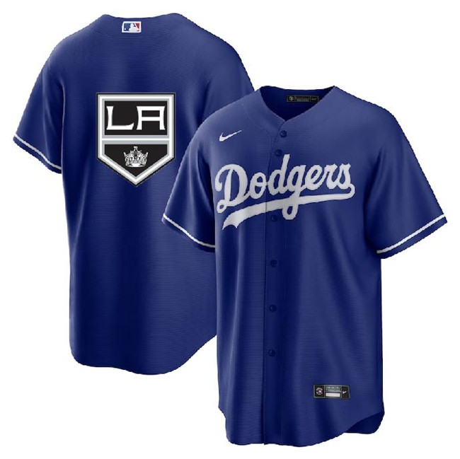 Los Angeles Dodgers Kings Royal Cool Base Stitched Jersey - Zenithce