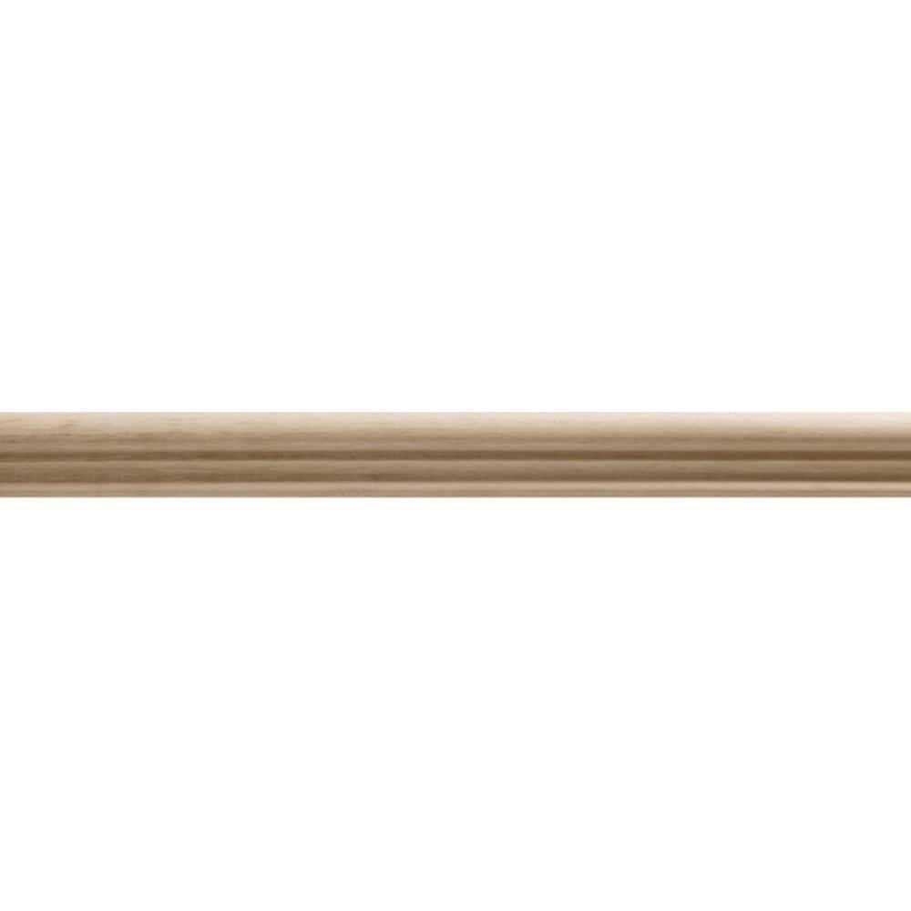 Ornamental Mouldings 5/16 in. x 11/16 in. x 96 in. Red Oak Panel Colonial Moulding - Zenithce