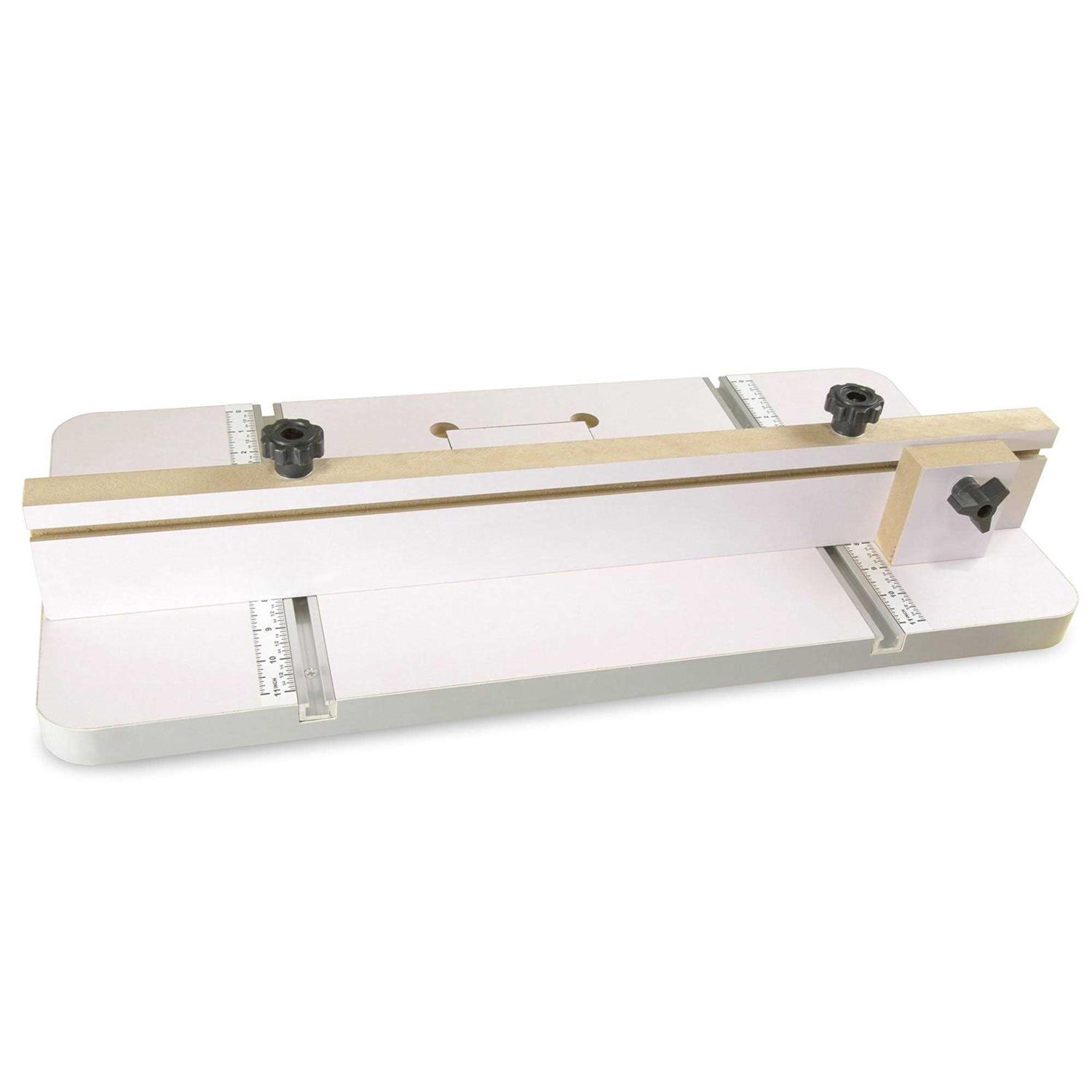 WEN 24-by-12-Inch Drill Press Table with an Adjustable Fence and Stop Block - Zenithce