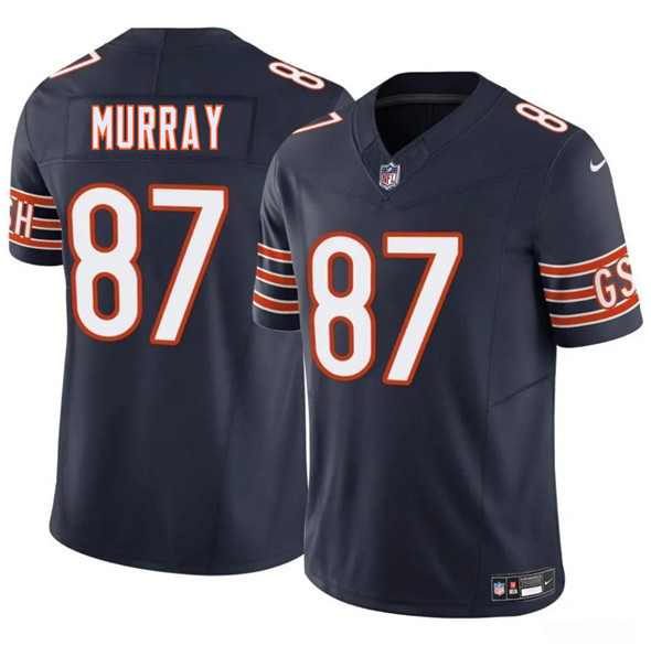 Chicago Bears #87 Jordan Murray Navy 2025 F.U.S.E. Vapor Stitched Jersey - Zenithce
