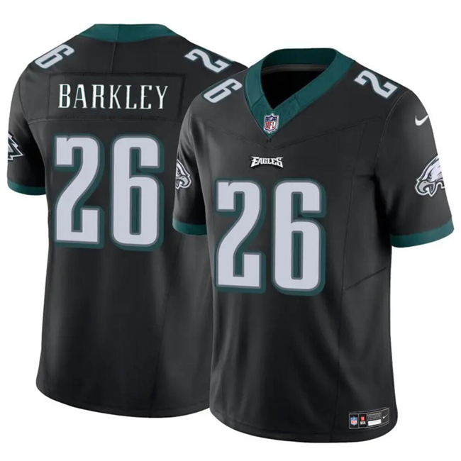 Philadelphia Eagles #26 Saquon Barkley Black 2023 F.U.S.E. Vapor Untouchable Limited Stitched Jersey - Zenithce
