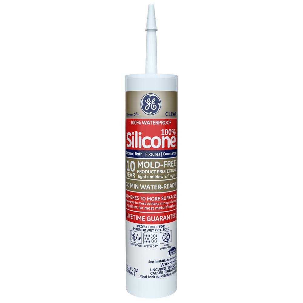 GE Advanced Silicone Kitchen & Bath Sealant GE281 - Zenithce