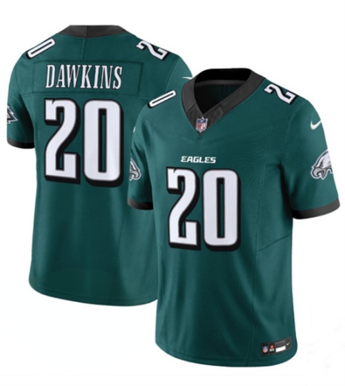 Philadelphia Eagles #20 Brian Dawkins Green 2024 New F.U.S.E. Vapor Untouchable Limited Jersey - Zenithce