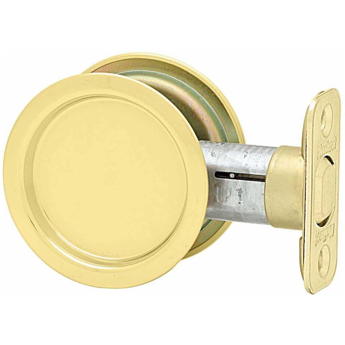 Kwikset Satin Round Pocket Door Lock - Zenithce