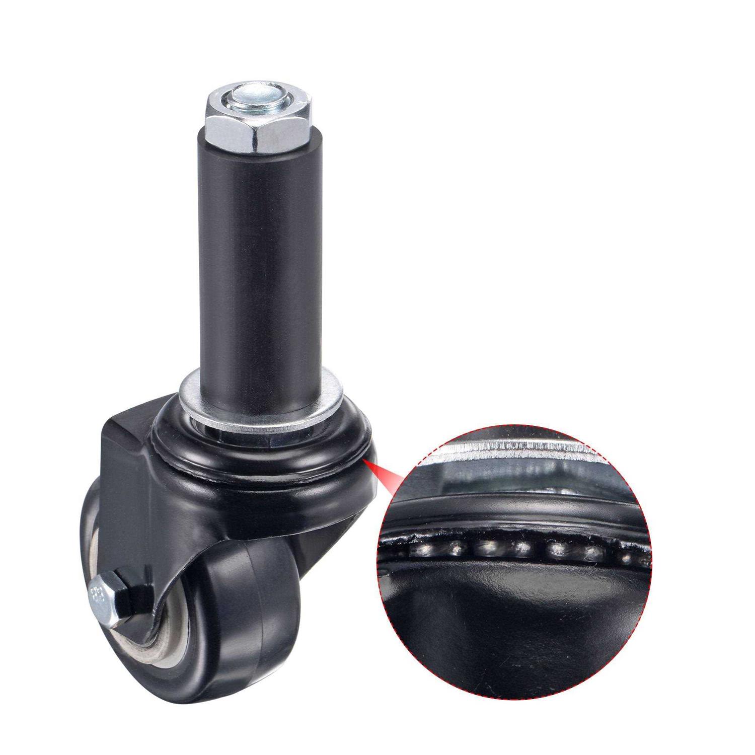 Uxcell Swivel Expanding Stem Caster Capacity for Kitchen Prep PVC - Zenithce