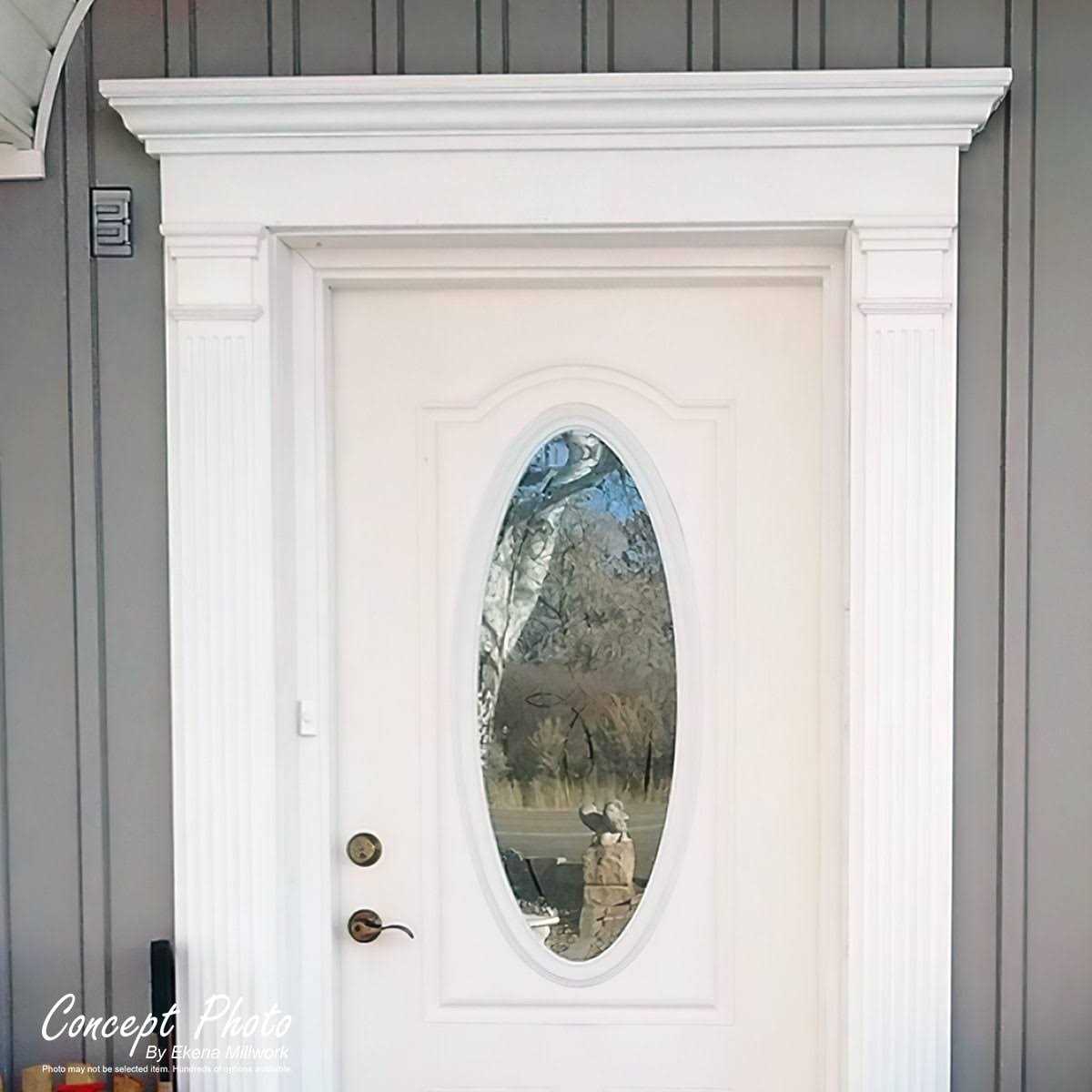 Ekena Millwork COL03X03X35KERW Kent Raised Panel Cabinet Column - Zenithce