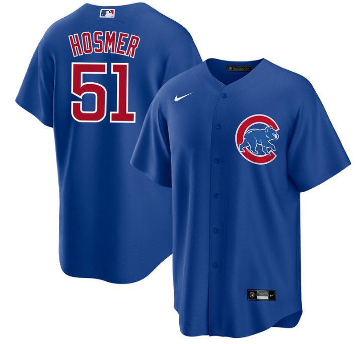 Chicago Cubs #51 Eric Hosmer Royal Cool Base Stitched Jersey - Zenithce