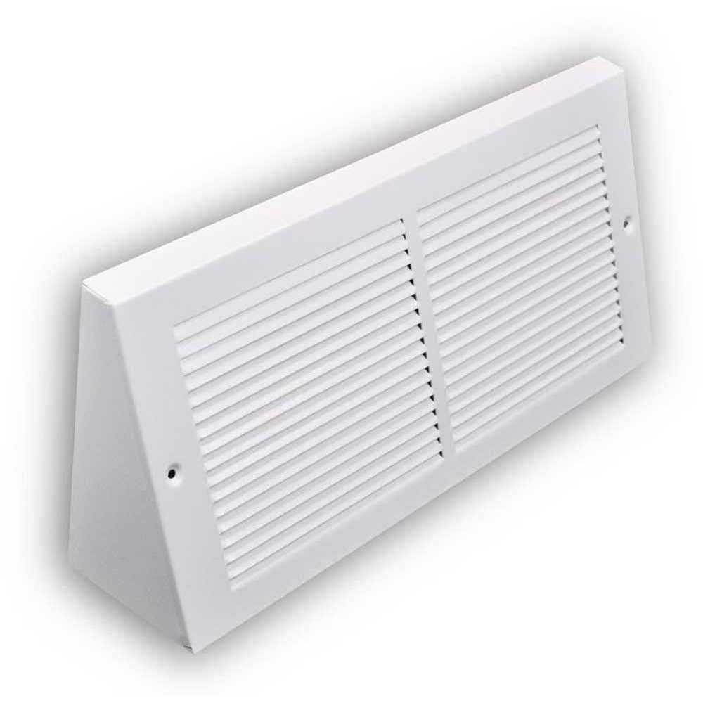 Truaire 3.5 inch Depth Stamped Steel Triangular Baseboard Grill - Zenithce