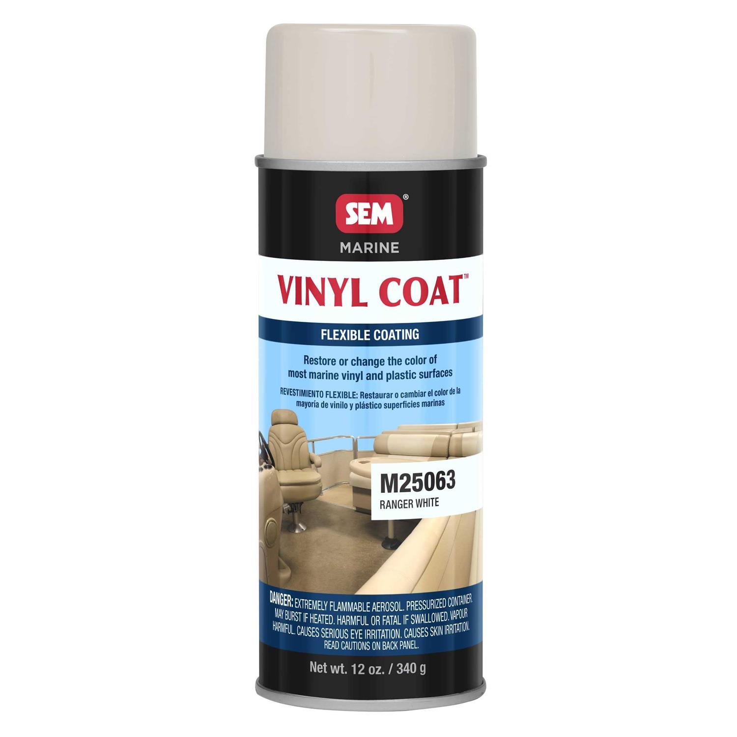 SEM Vinyl Coat Carver White M25083 - Zenithce
