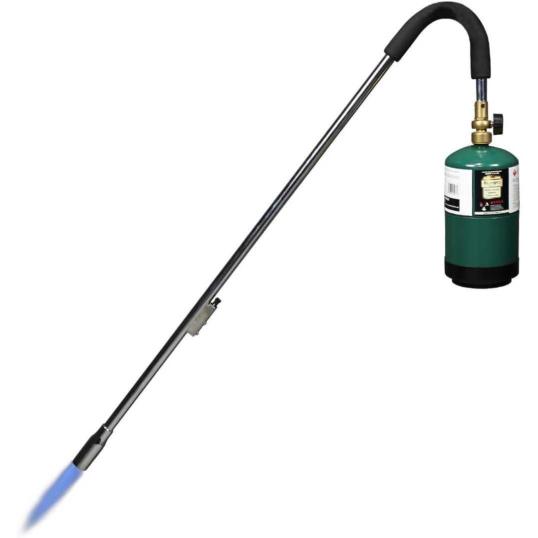 KOMAN Propane Torch Head Kit with 3 Nozzles High Intensity Trigger Start MAPP Gas Torch with Self Ignition - Zenithce
