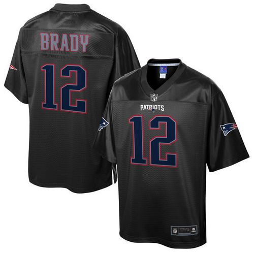 Patriots #12 Tom Brady Black Pro Line Black Reverse Fashion Game Nike Jersey - Zenithce