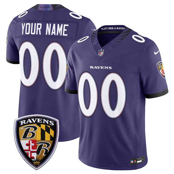 Custom FootballBaltimore Ravens Jersey - Zenithce
