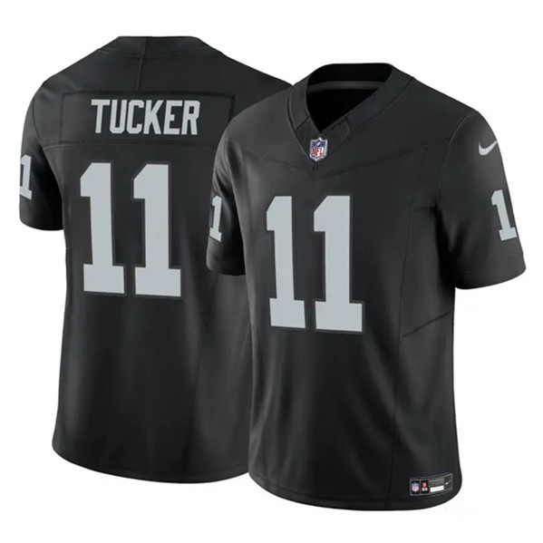 Las Vegas Raiders #11 Tre Tucker Black 2023 F.U.S.E Vapor Untouchable Stitched Jersey - Zenithce