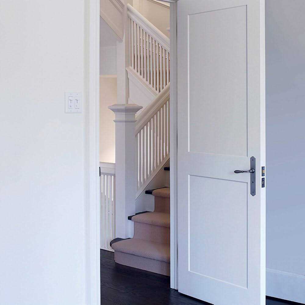Primed 2 Panel Interior Shaker Door Slab Trimlite 2668pri8402 - Zenithce