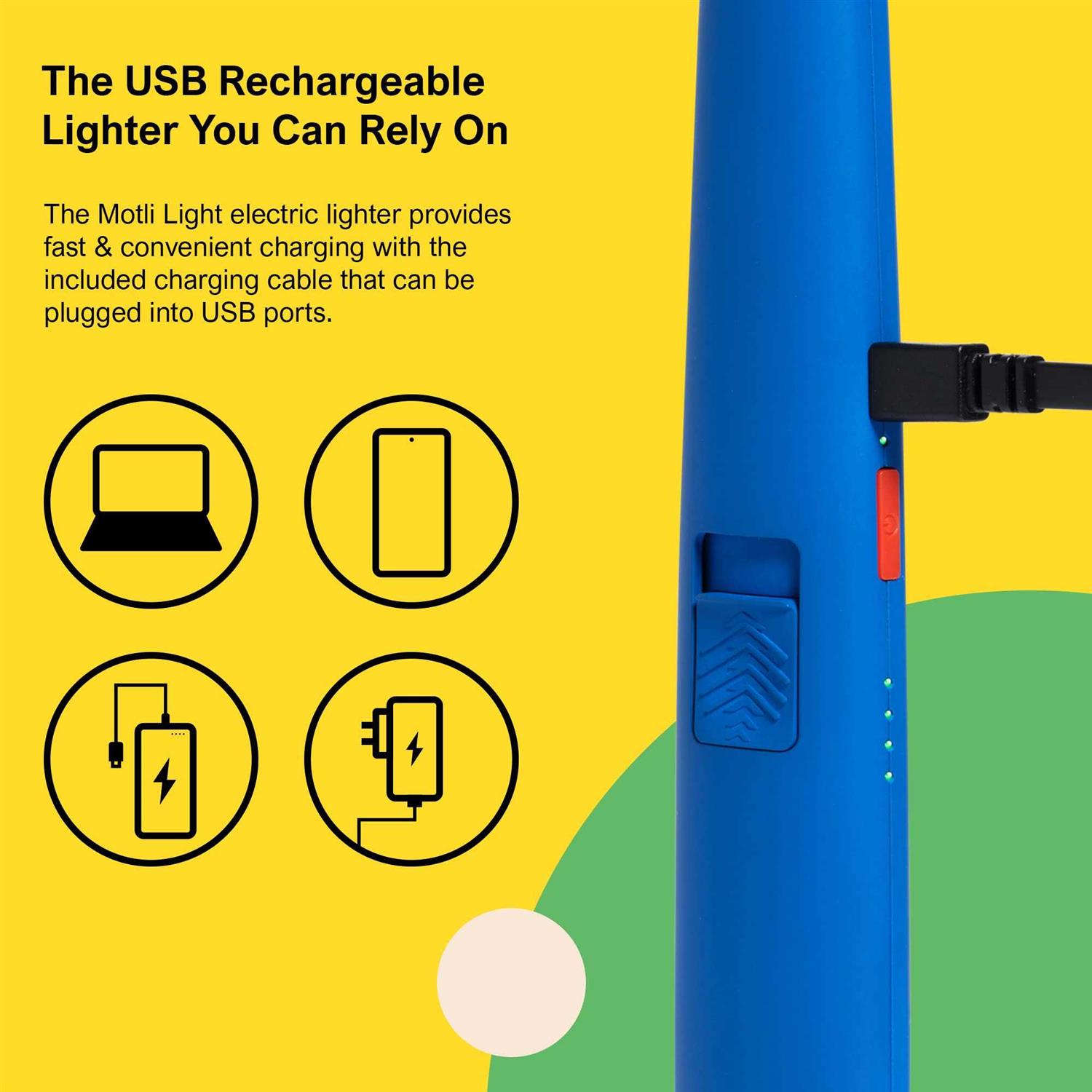 The USB Lighter Company The Motli Light USB Lighter - Zenithce