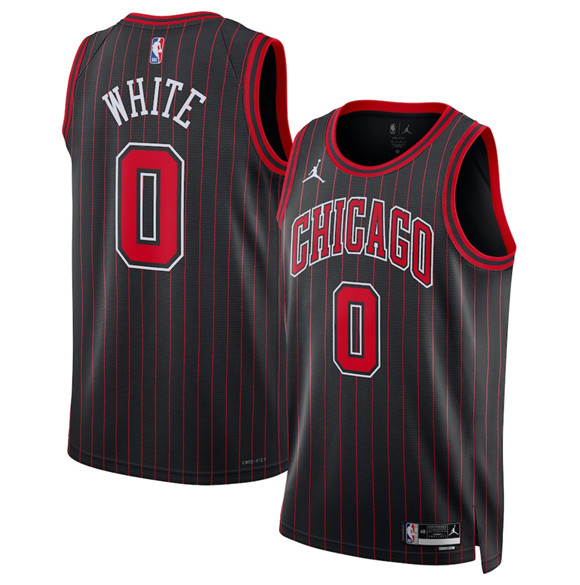 Chicago Bulls #0 Coby White White 2024-25 City Edition Stitched Jersey - Zenithce