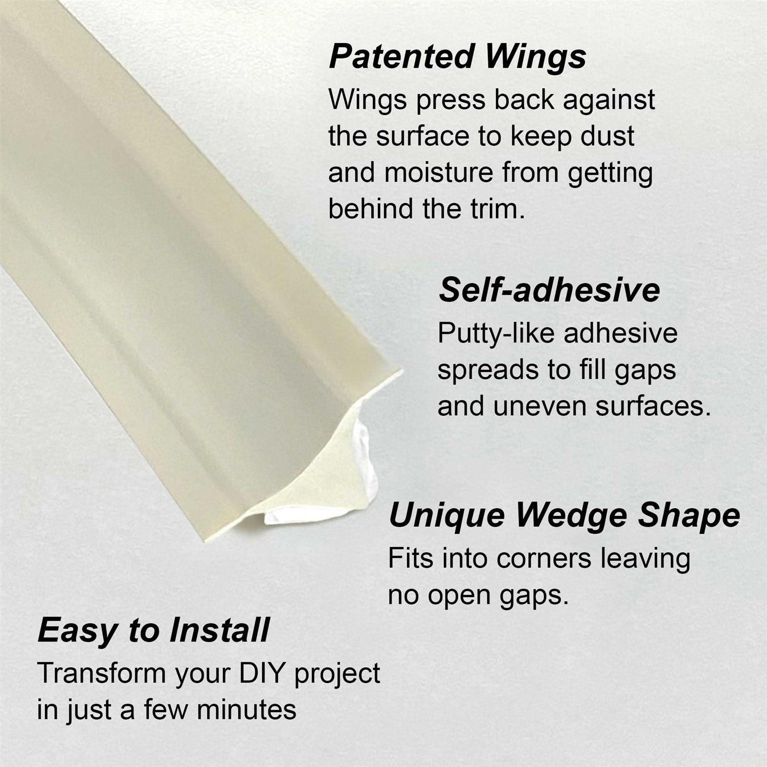 InstaTrim Flexible Trim Moulding & Caulk Strips - Zenithce